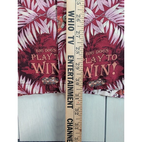 Big Dogs Hawaiian Camp Shirt Mens Extra Large Gambling Poker Cards Casino XL - Picture 8 of 13